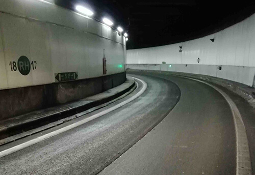 Pavimento del túnel de la M-30
